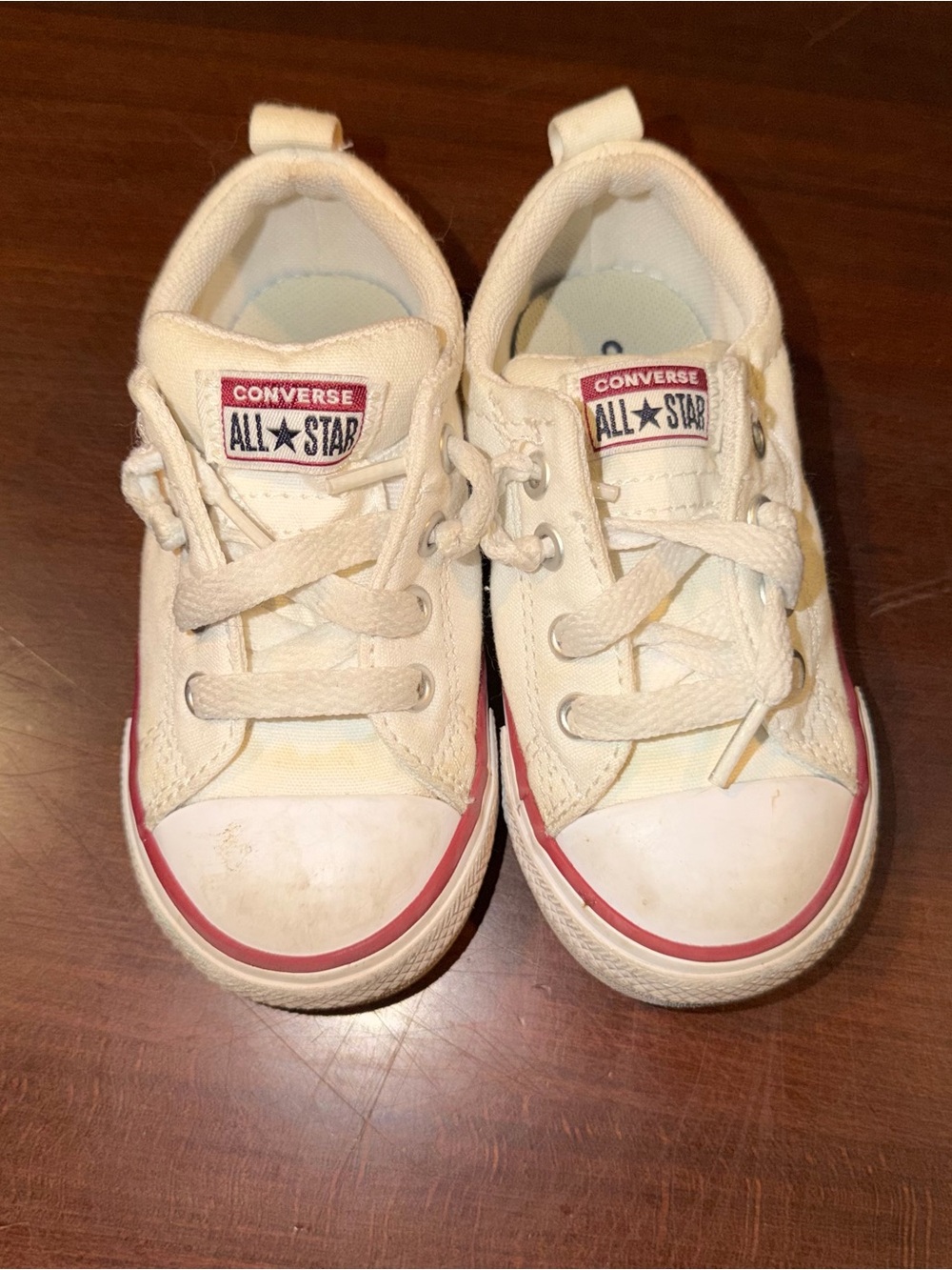 Converse Chuck Taylor All Star Cream Low Top Toddler Shoes Size 7C